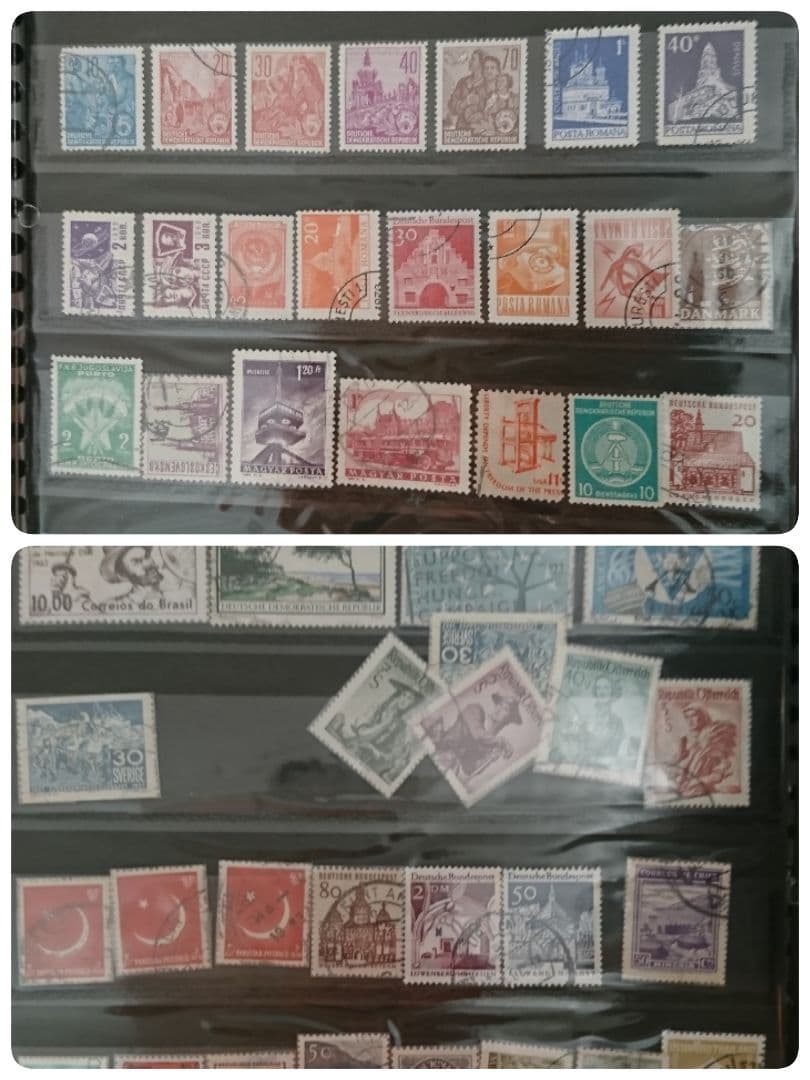 437) 使用済み外国切手 おまとめ 昭和の頃