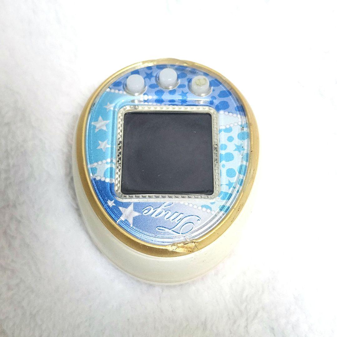 【希少】 たまごっち 4U ホワイト ブルーレオパード カバー付き 動作品