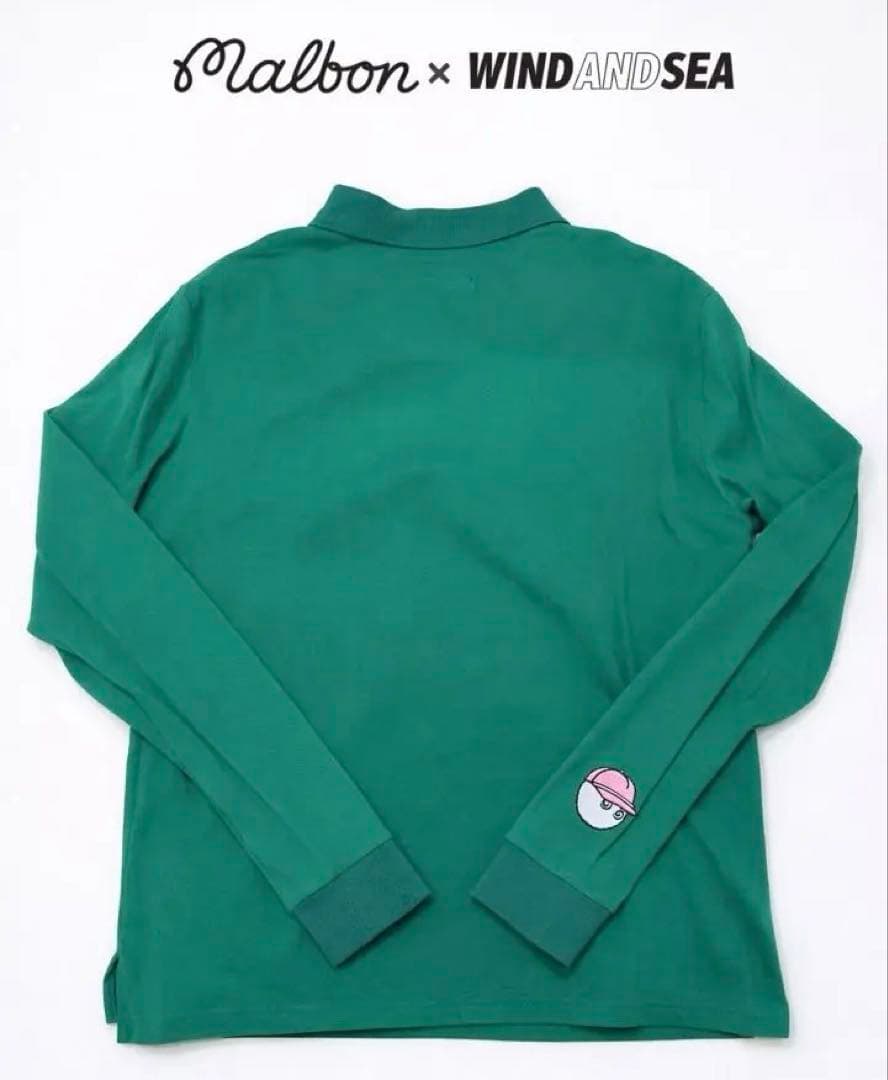 Malbon × wind and sea ポロシャツ ウィンダンシー