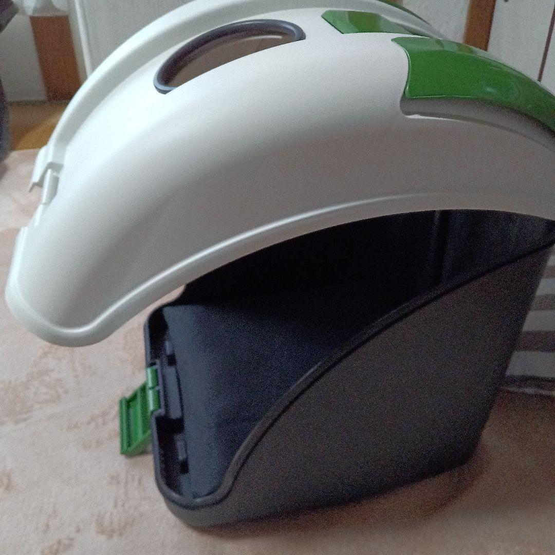 ペットオンホイールズ ペットカート ホワイト/グリーン　バイクリアボックス