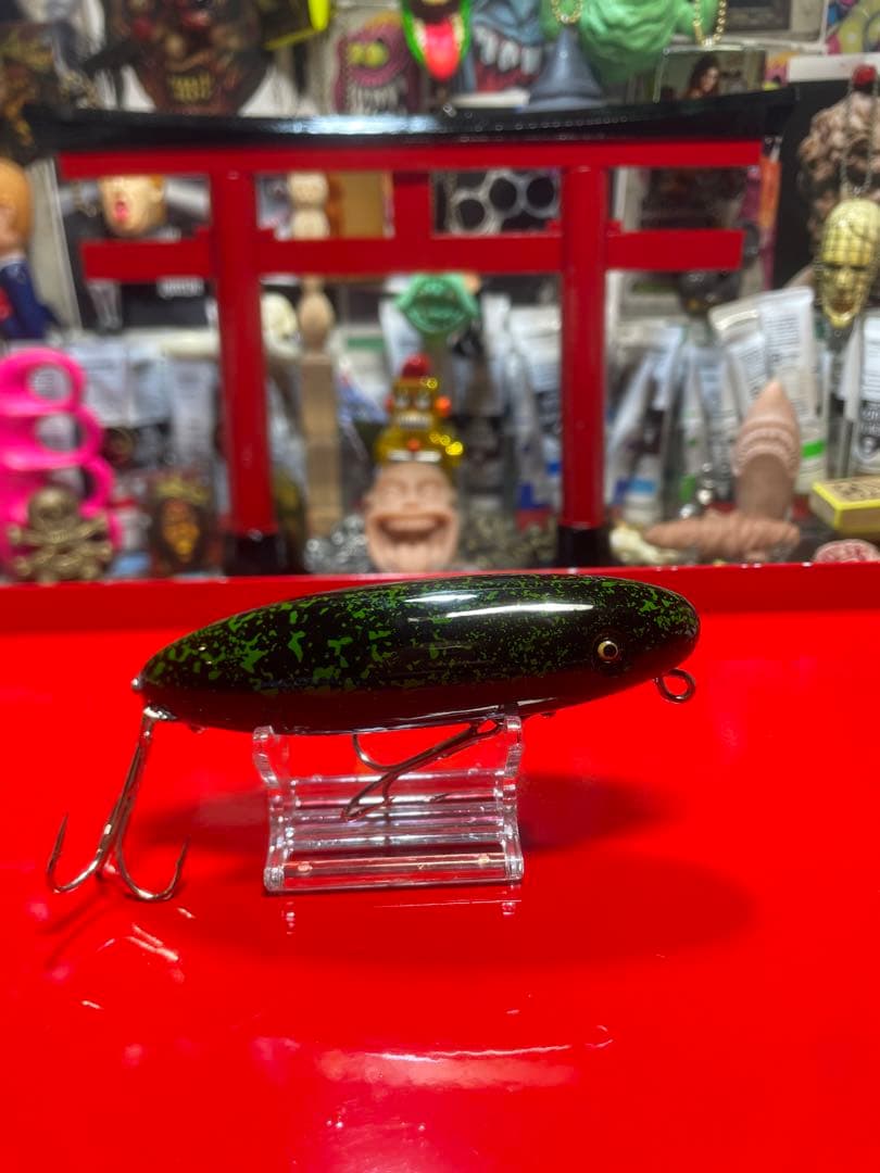 サーフェイスジョー　表層暴鮫　漆塗り　宝物ルアー　ペンシル