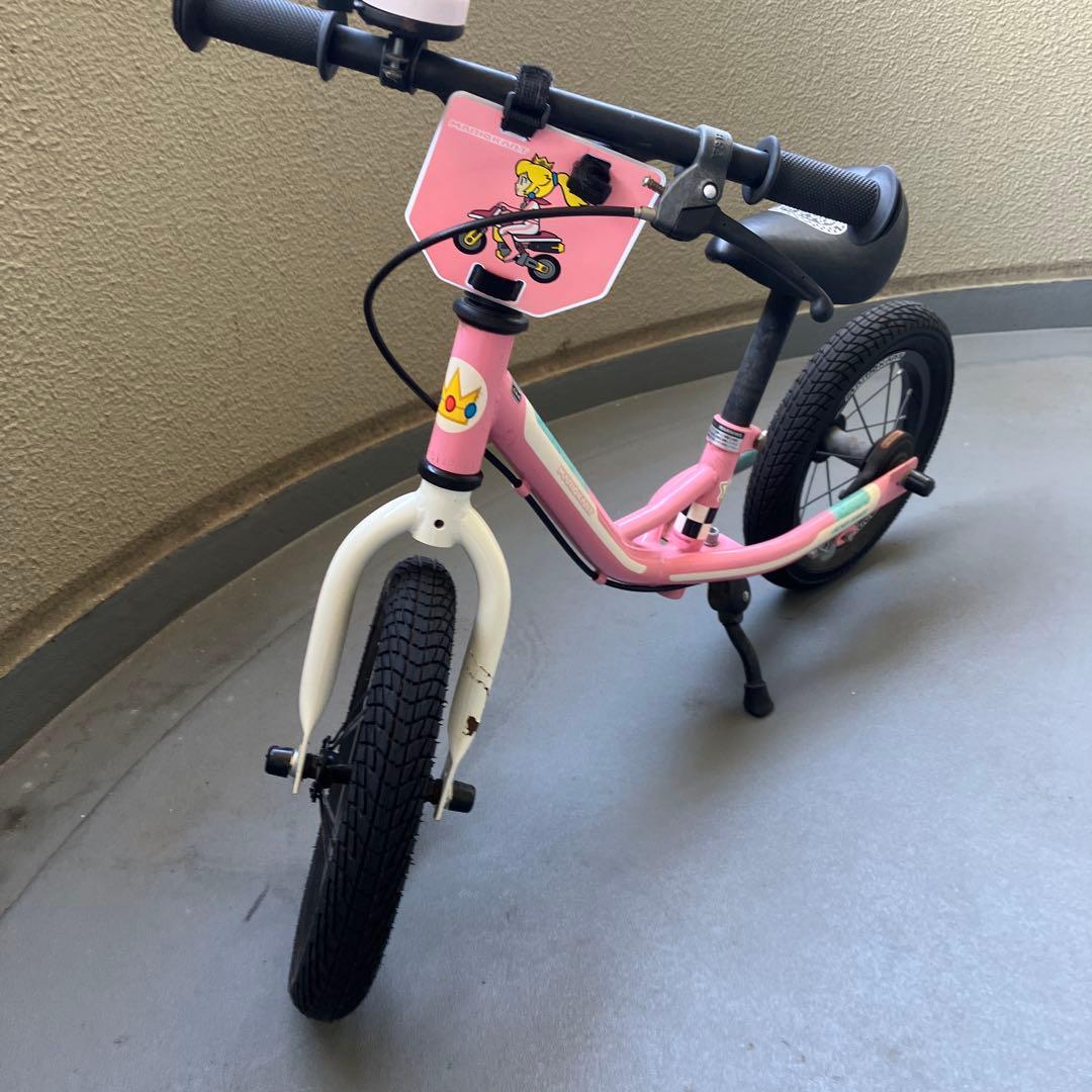 『中古、長久手市付近限定』　アサヒ　ピーチ姫　ストライダー　ヘルメット付き