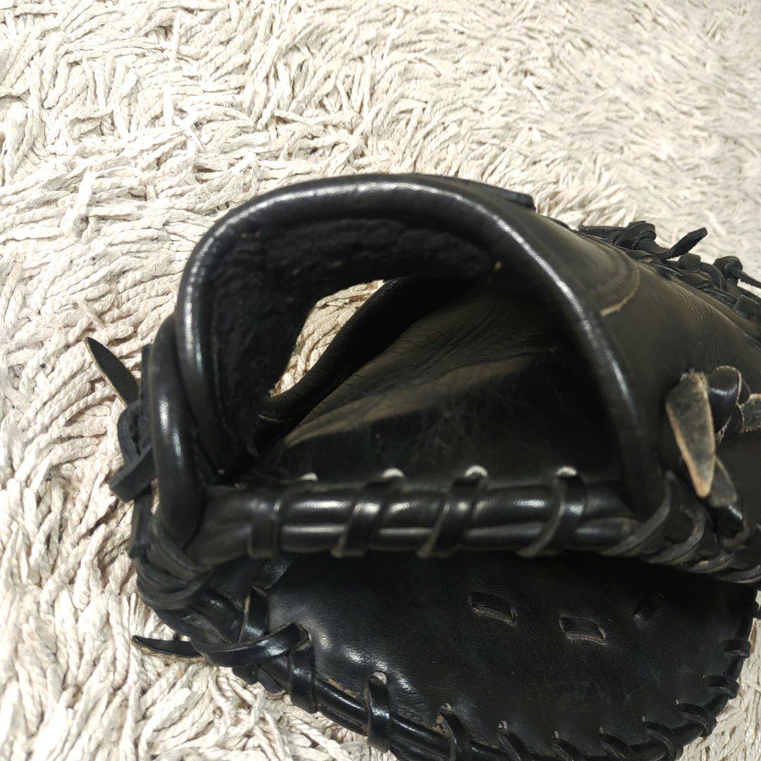 【ファーストミット】mizuno　軟式野球　グローブ　ブラック　一般