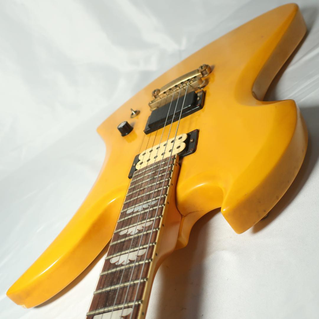 HIDEモデル モッキンバード エレキギター イエロー