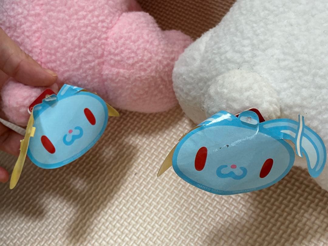 汎用うさぎセット　ピンクとホワイト