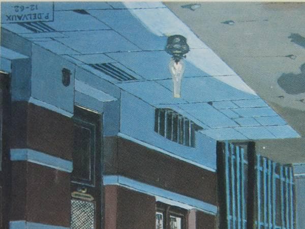 ポールデルボー、「光の中で」、希少な画集より、新品高級額・額装付、状態良好