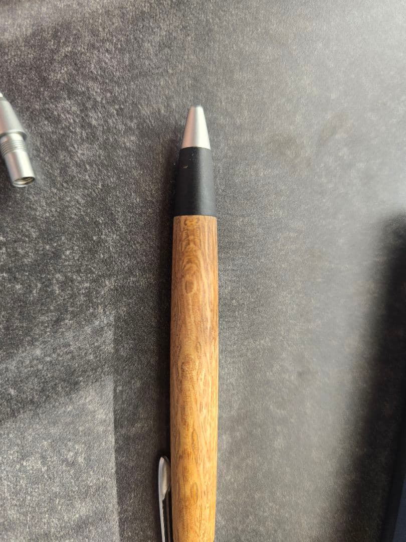 野原工芸 旧型 シャーペン 樫 固定式口金付き