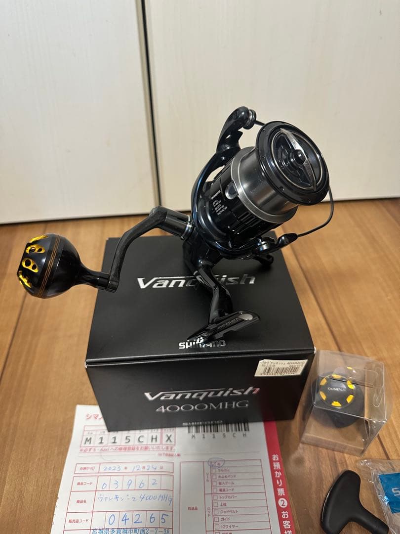 【美品】SHIMANO Vanquish 4000MHG スピニングリール