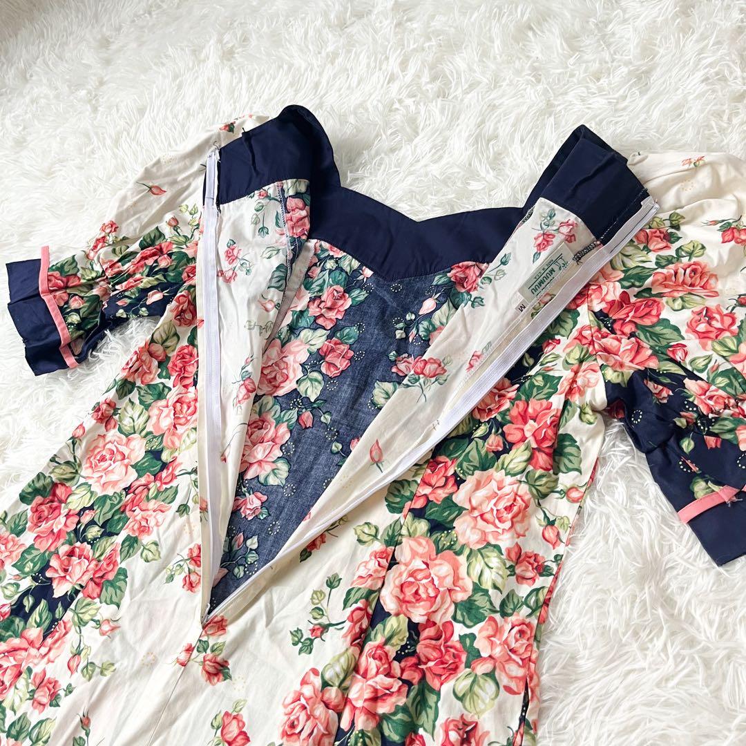 【MADE IN U.S.A】ムームー　ビンテージ　フラダンス　ハワイ　レトロ