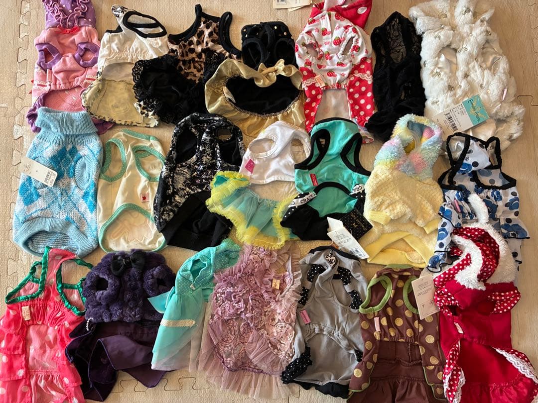 小型犬用服セット 多デザイン 21点