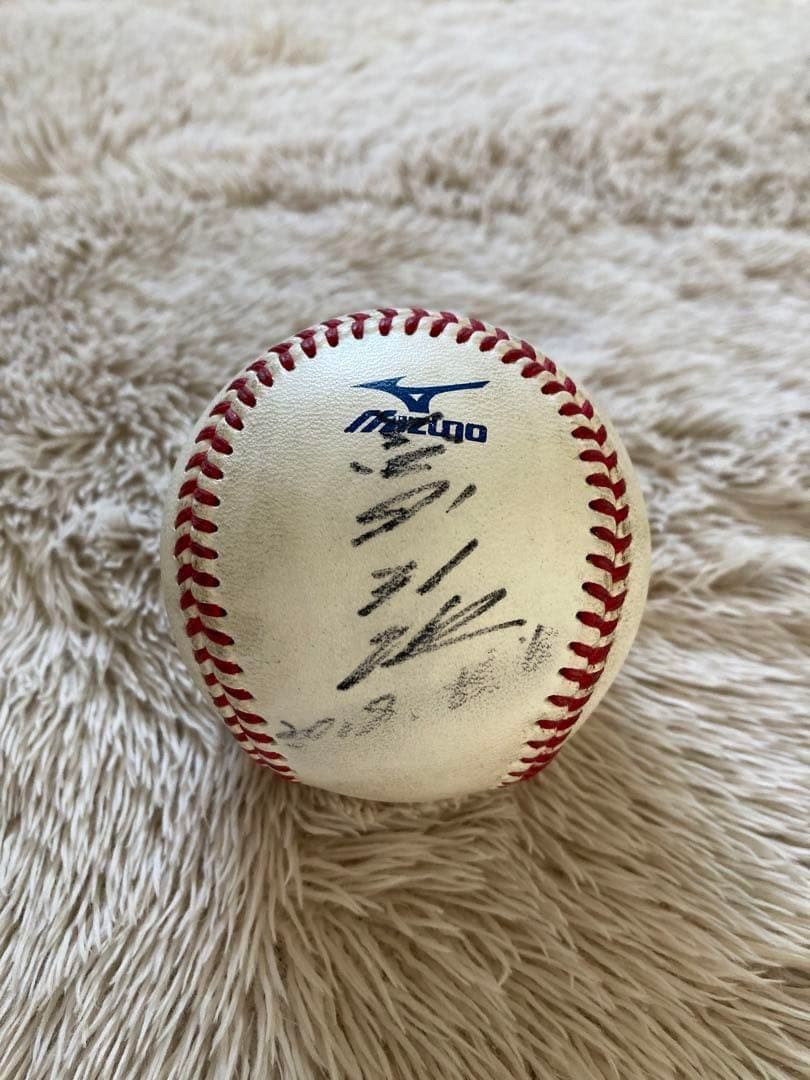 【日本記録】谷繁元信 3018試合出場 7／28 実使用球＆直筆サインボール！
