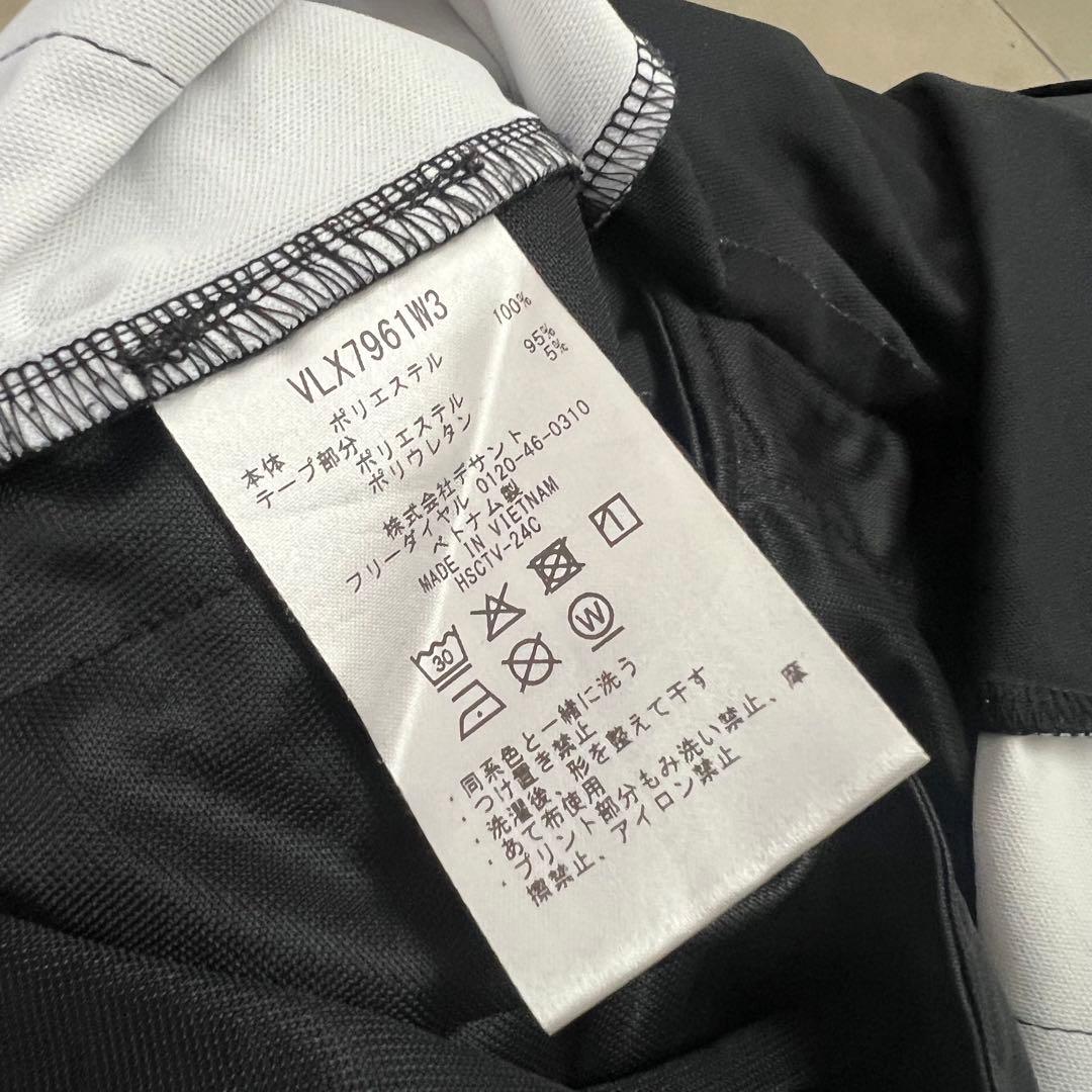 LANVIN SPORT ランバンスポール　ワンピース　ロゴ　半袖　黒　白　38