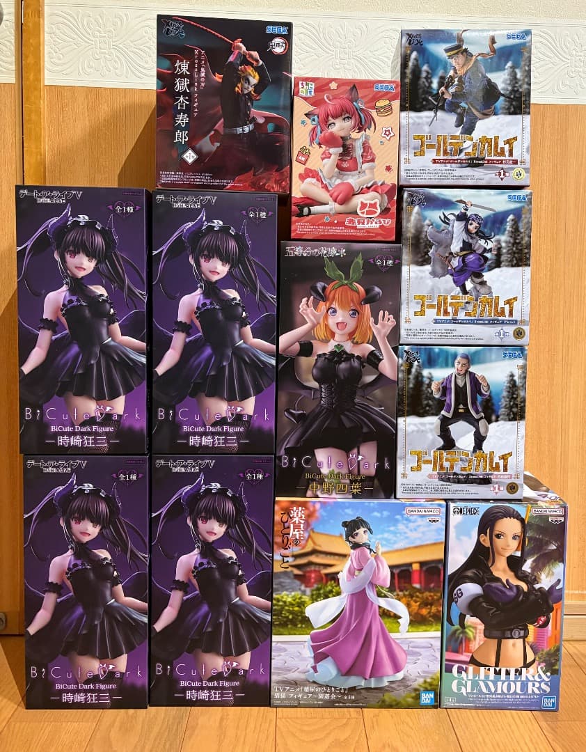 最新フィギュアまとめ売り　時崎狂三　四葉　鬼滅　ゴールデンカムイ　猫猫