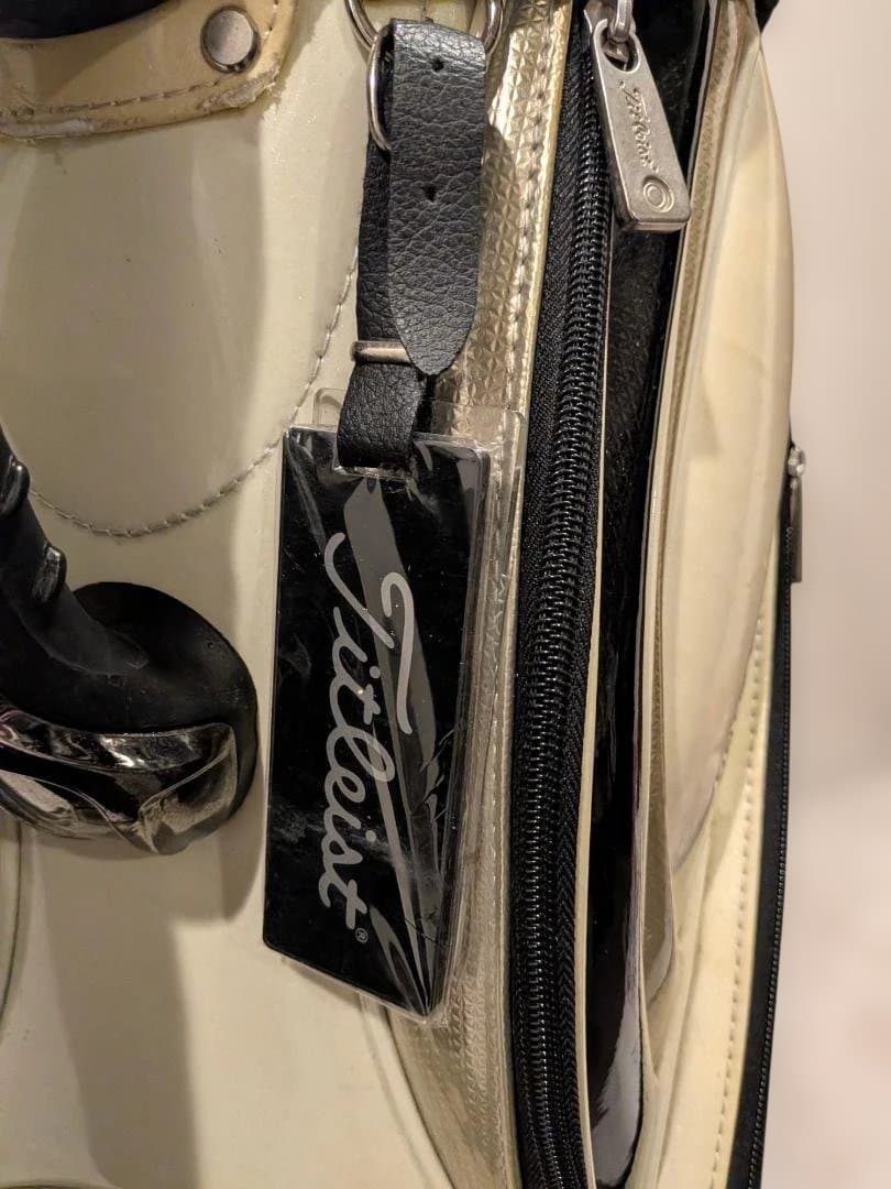 Titleistキャディバッグ CB610WT ホワイト/ブラック ツアーモデル