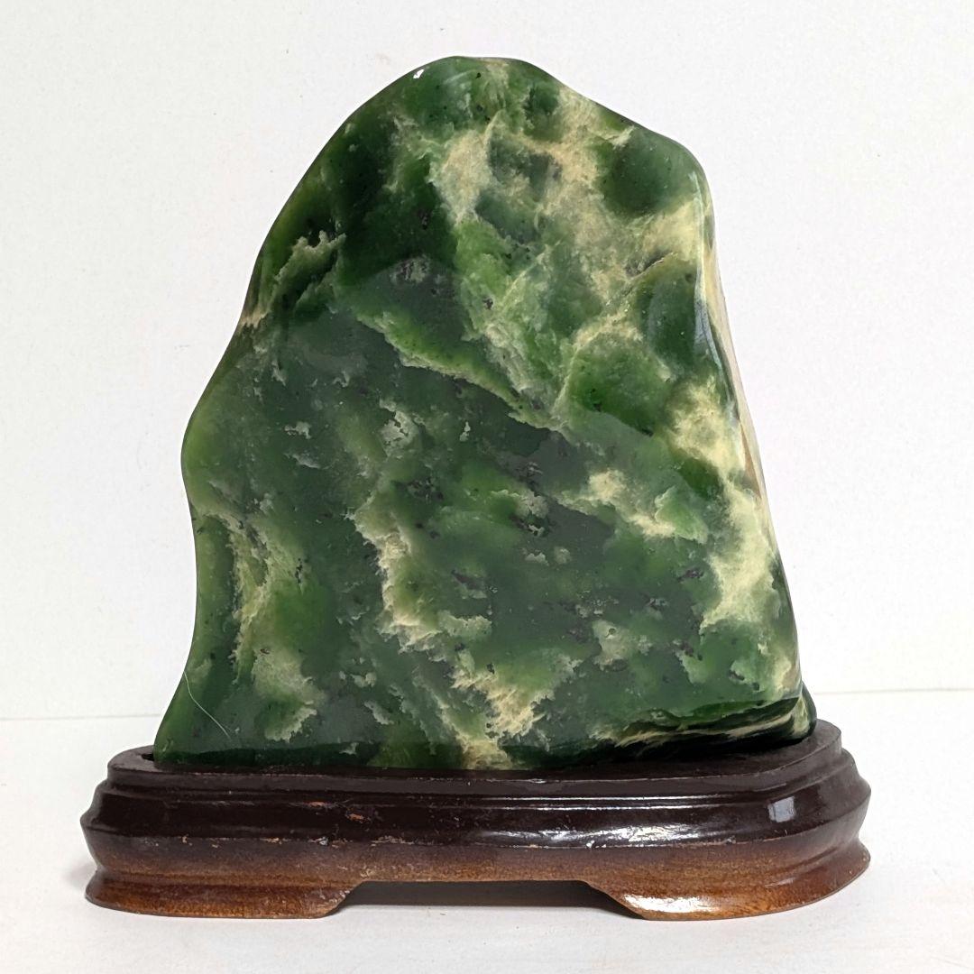 天然石　翡翠　オブジェ　置物