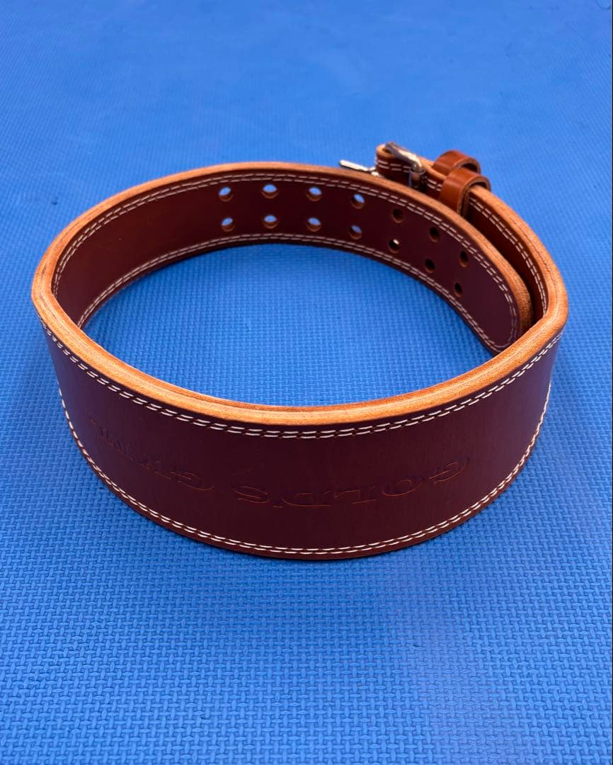 美品‼️ ゴールドジム プロレザーベルト　Ｌサイズ