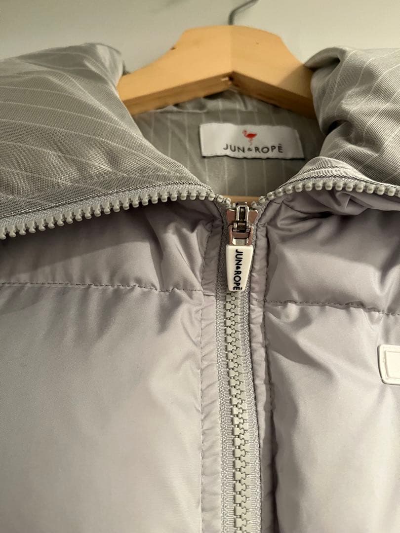 JUN&ROPE グレー ダウンジャケット