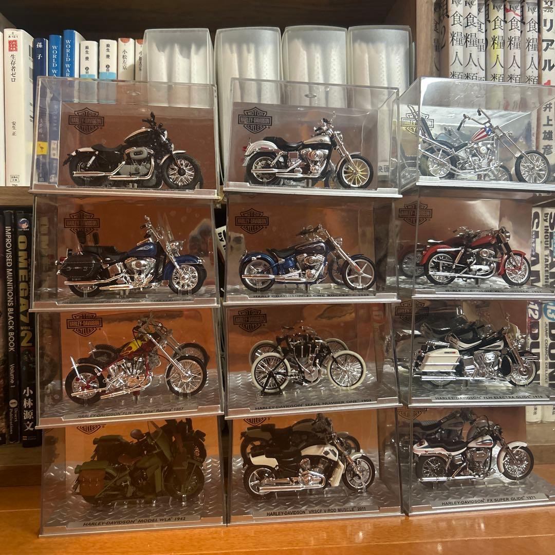 デアゴスティーニ ハーレーダビッドソン ミニチュアバイク 12台セット