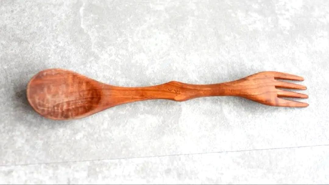 希少！アキヒロウッドワークス　KIKISA SF スプーン＆フォーク