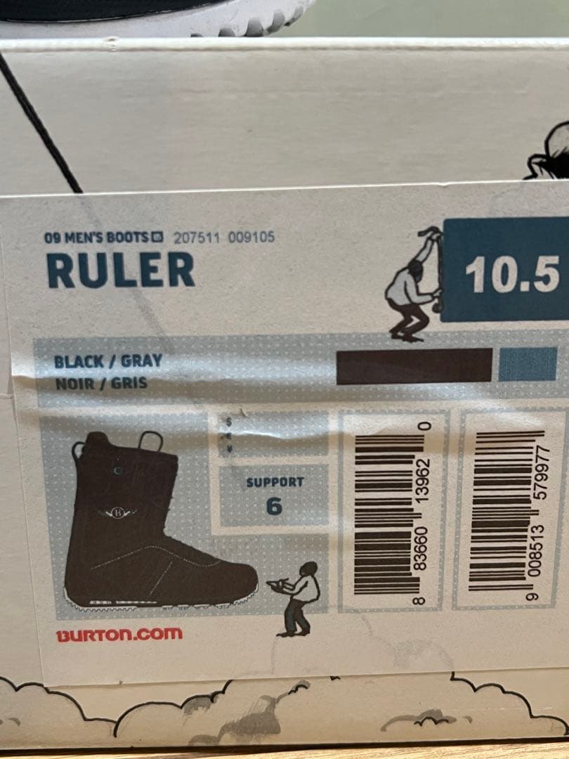 スノボブーツ　BURTON RULER 28.5センチ　ブラック