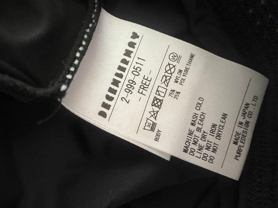 新品未使用　December may スパッツ　F