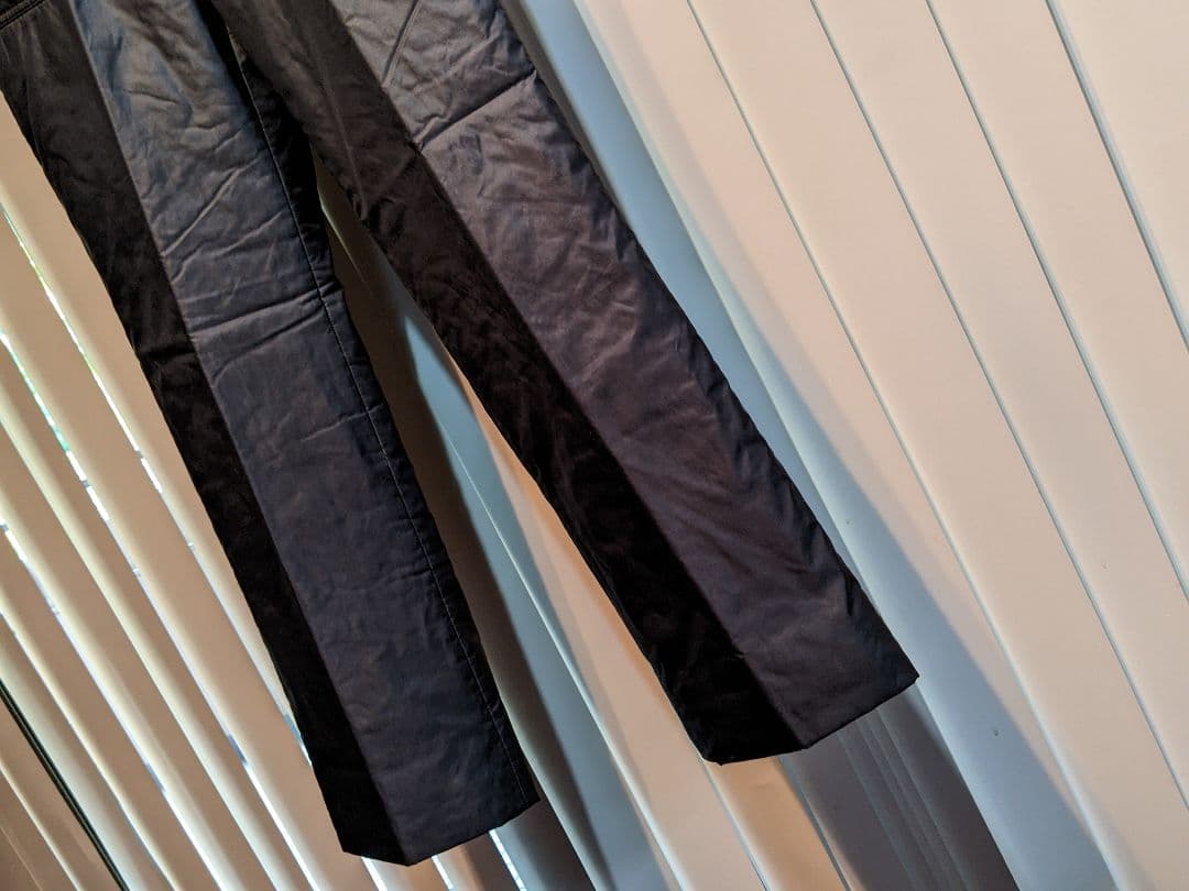 DOLCE　中綿　ダウン　系　ロングパンツ　ナイロン　保温　防寒　黒　　スポーツ