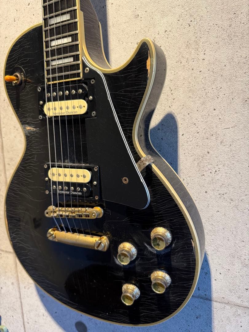 GRECOレスポールカスタム　ブラックビューティー