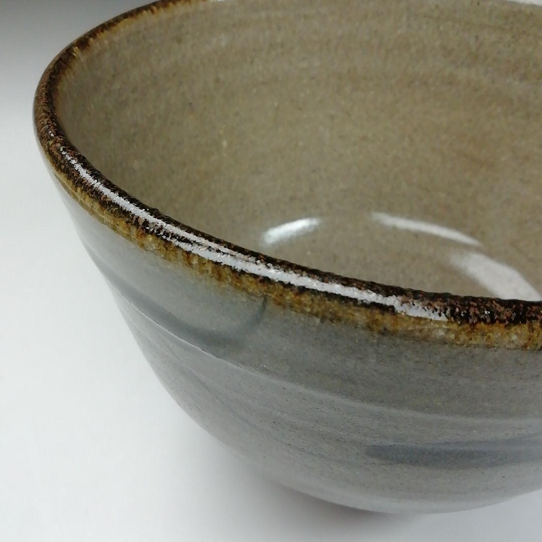 Ｔ５４３　茶碗　『多久唐津焼』『船山窯　鳥井義信』　共箱　抹茶碗　茶道具