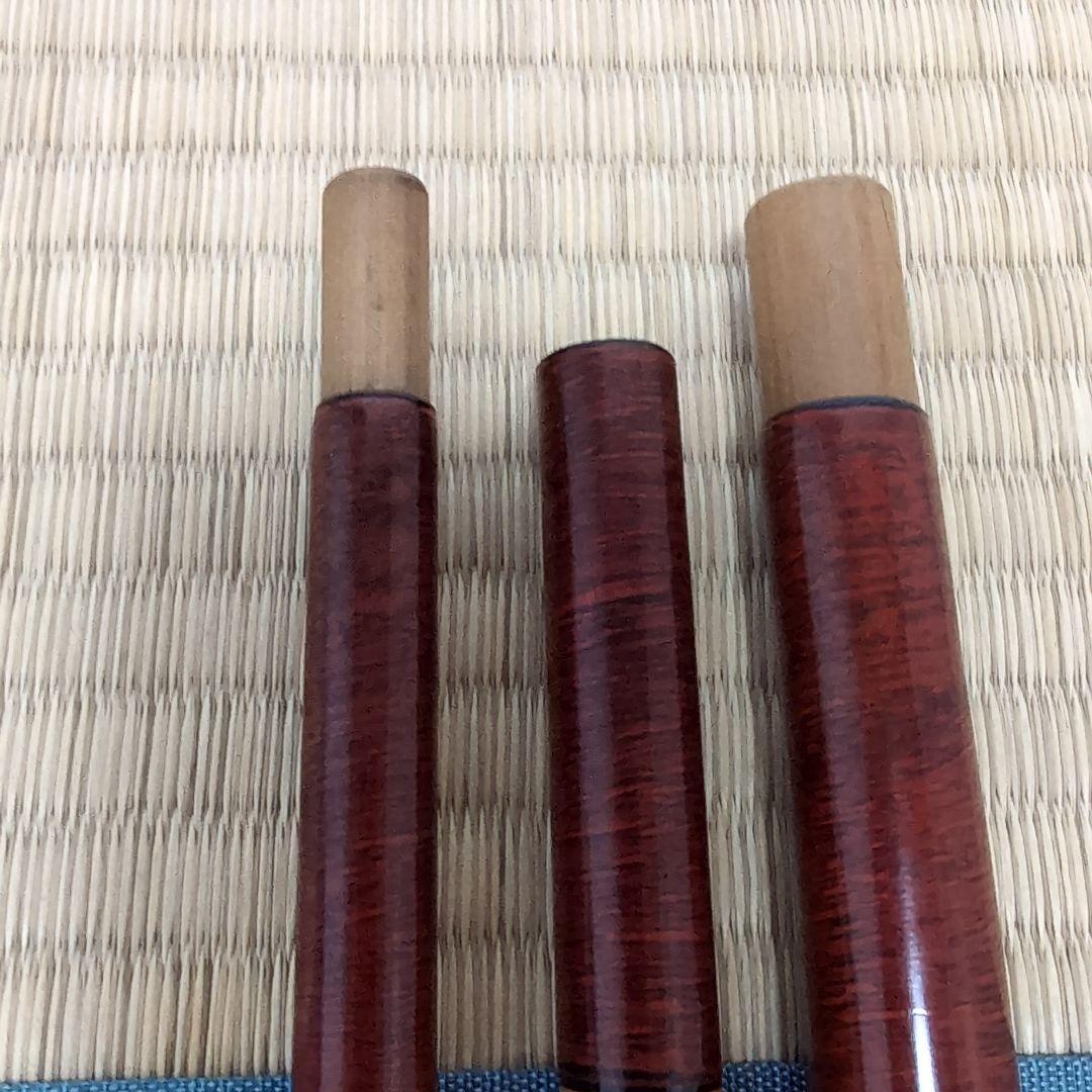 小継ぎ竹竿　銘「竿福」12尺　 継ぎ数12本　３本仕舞　40ｃｍ