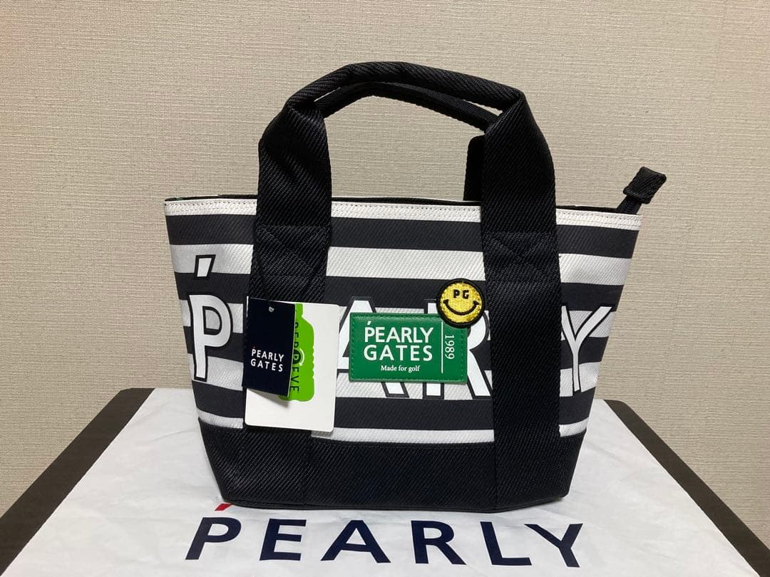 パーリーゲイツ　カートバッグ　現行モデル　ボーダー柄　新品未使用