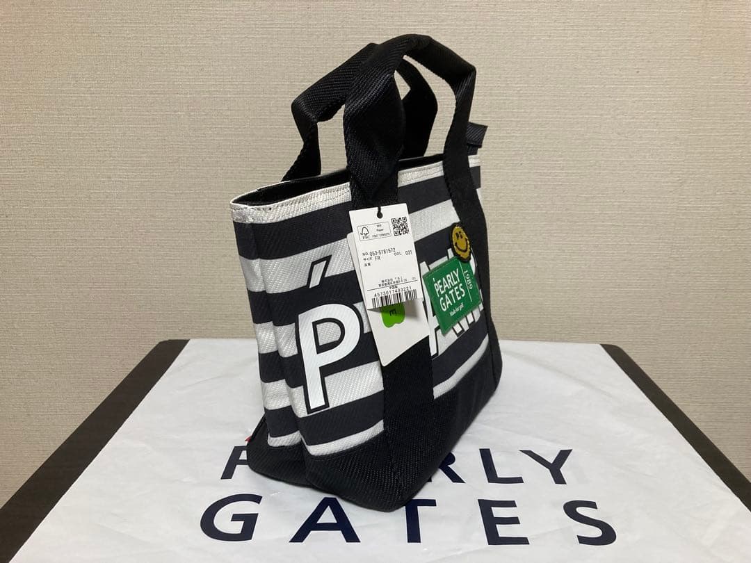 パーリーゲイツ　カートバッグ　現行モデル　ボーダー柄　新品未使用