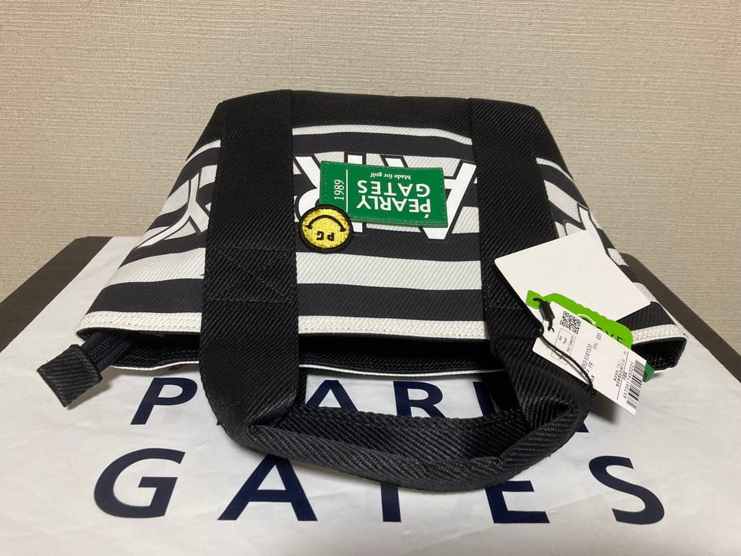 パーリーゲイツ　カートバッグ　現行モデル　ボーダー柄　新品未使用