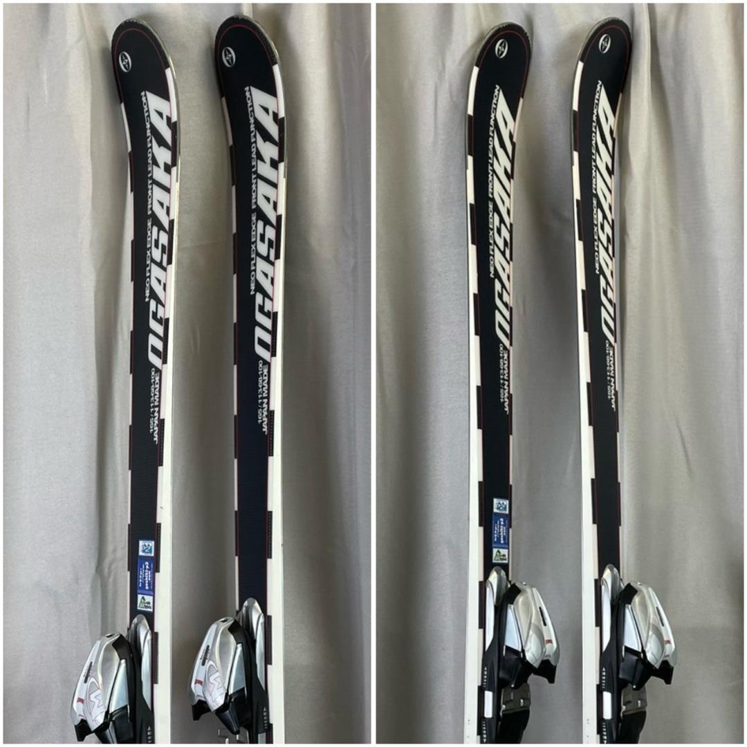 オガサカ MP-X 165cm スキー板 ビンディングセット