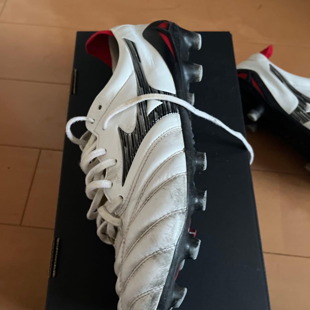 Mizuno サッカーシューズ 日本製 ホワイト/レッド