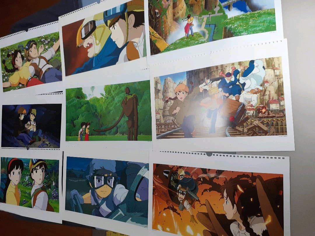 ️【2】天空の城ラピュタ　作品集　ジブリカレンダーGBL 1996年～収集完了