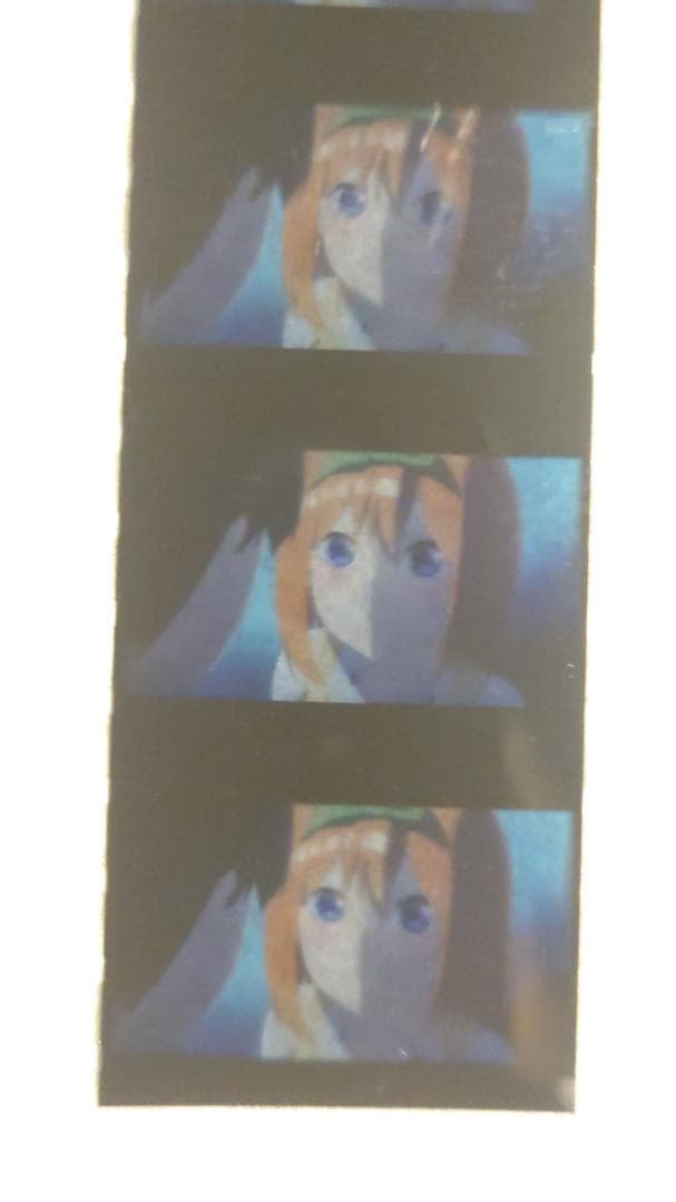 映画 五等分の花嫁 入場特典フィルム中野四葉