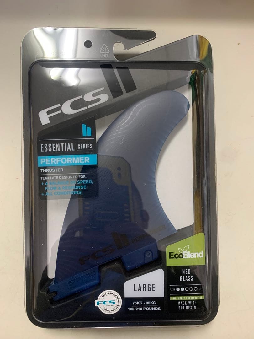 FCS2 FCS 2 パフォーマー ネオ グラス エコブランド 3フィン L