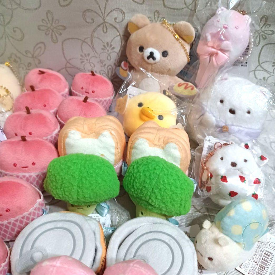 すみっコぐらし　リラックマ　てのりぬいぐるみ　ぶらさげぬいぐるみ　まとめ売り