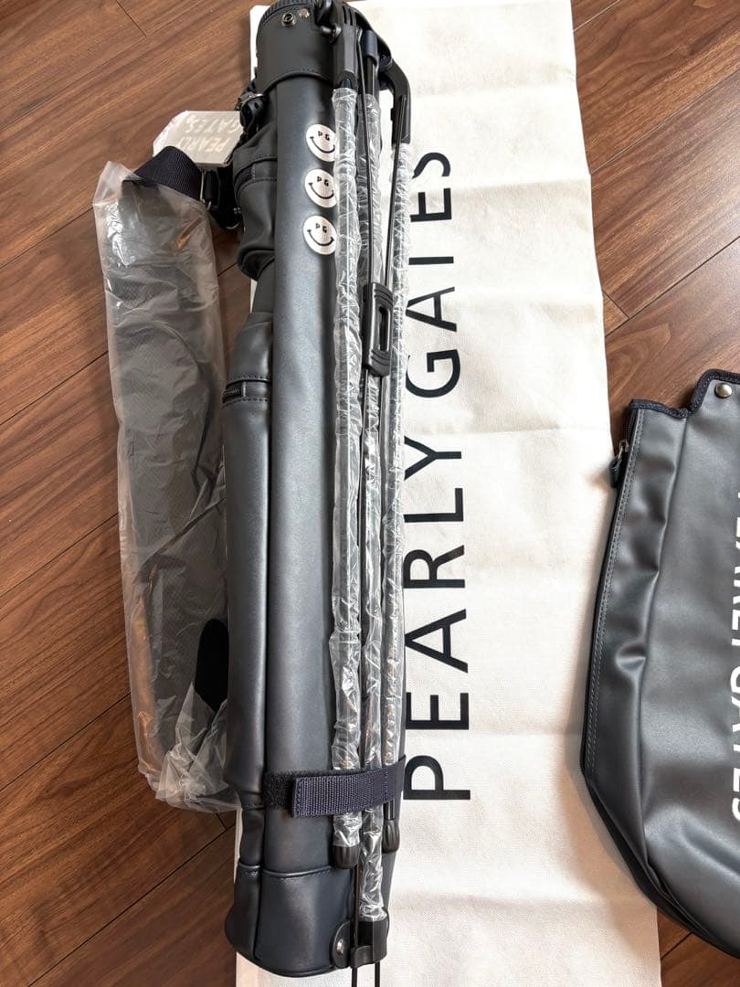 【新品】PEARLY GATES セルフスタンドバッグ　　 ネイビー