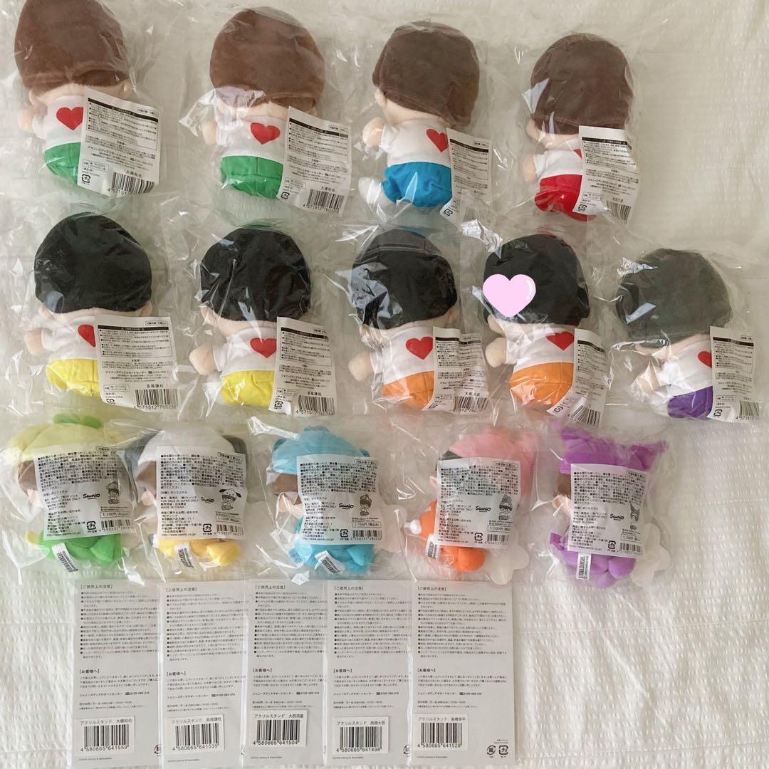 なにわ男子 ちびぬい アクスタ 第1弾 サンリオクリップマスコット セット