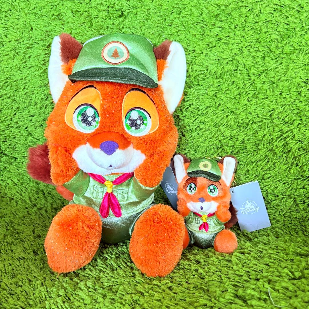 ズートピア　ニック　ぬいぐるみ&キーチェーン　Kirame