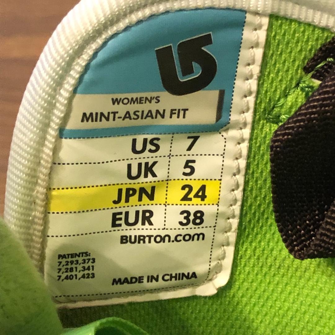 BURTON バートン スノボ ブーツ MINT ASIAN FIT 24.0