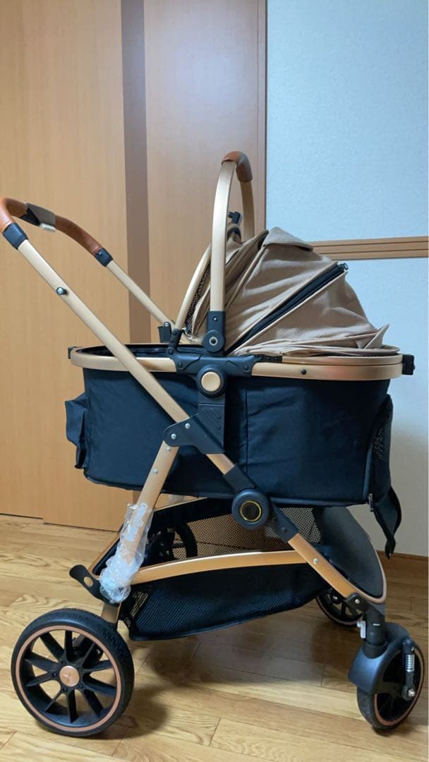 犬猫用ペットカート　折り畳み可、取り外し可