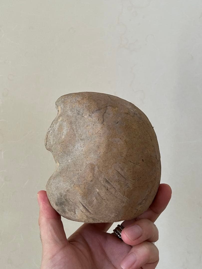 高崎達磨 達磨の木型　2 張子の達磨　中身あり　木型付き　骨董　民藝