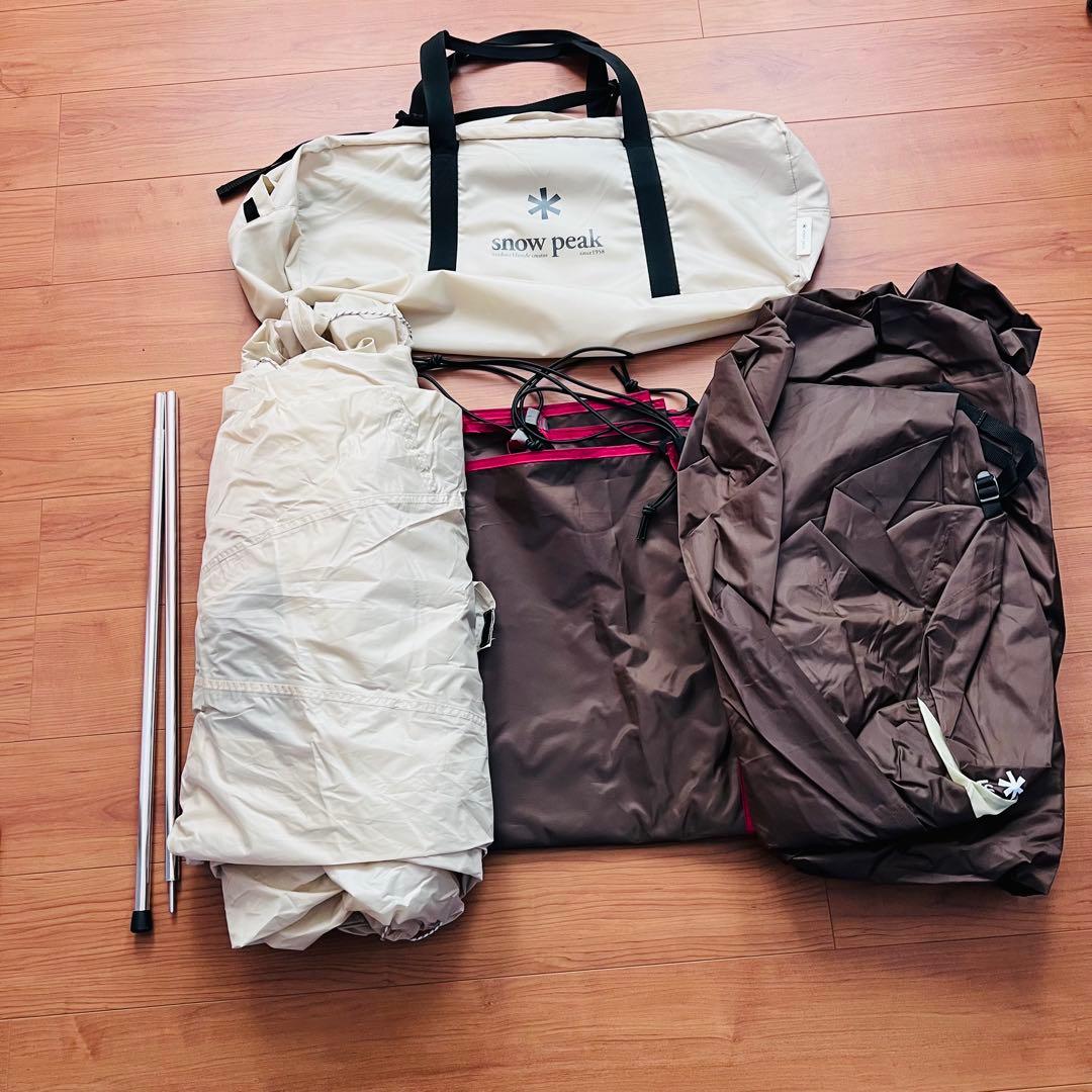 【最終値下げ】 peak タープエクステンションテント4アイボリー