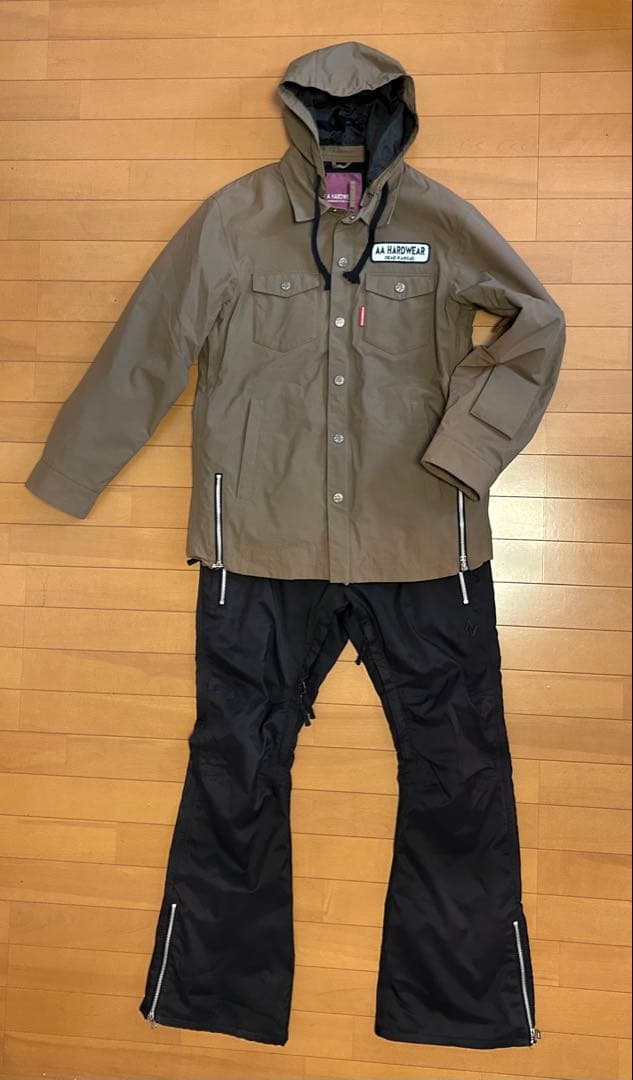 ダブルエー AA スノーボードウェア レディース 上下セット