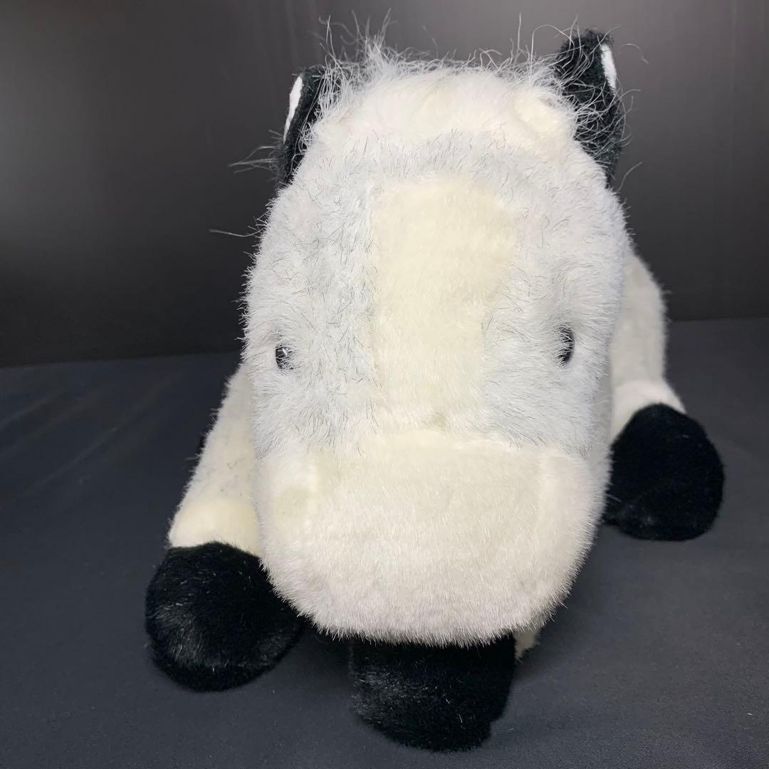 オグリキャップ ぬいぐるみ アバンティー L グレー・赤 レースメンコ 希少