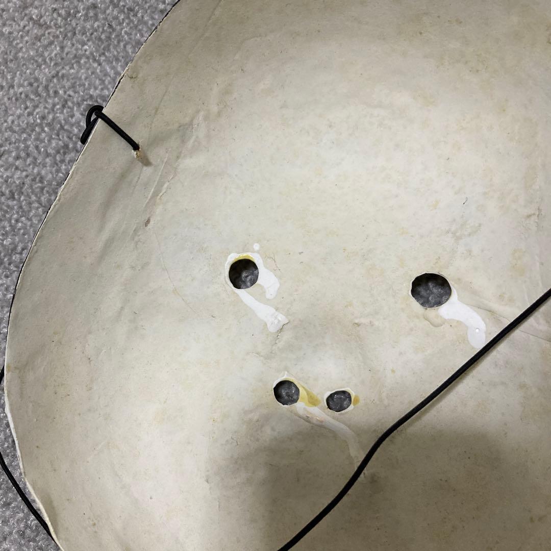 明治期 張り子 お多福面 おかめ面 ヴィンテージ 民俗仮面 古道具 骨董品 １