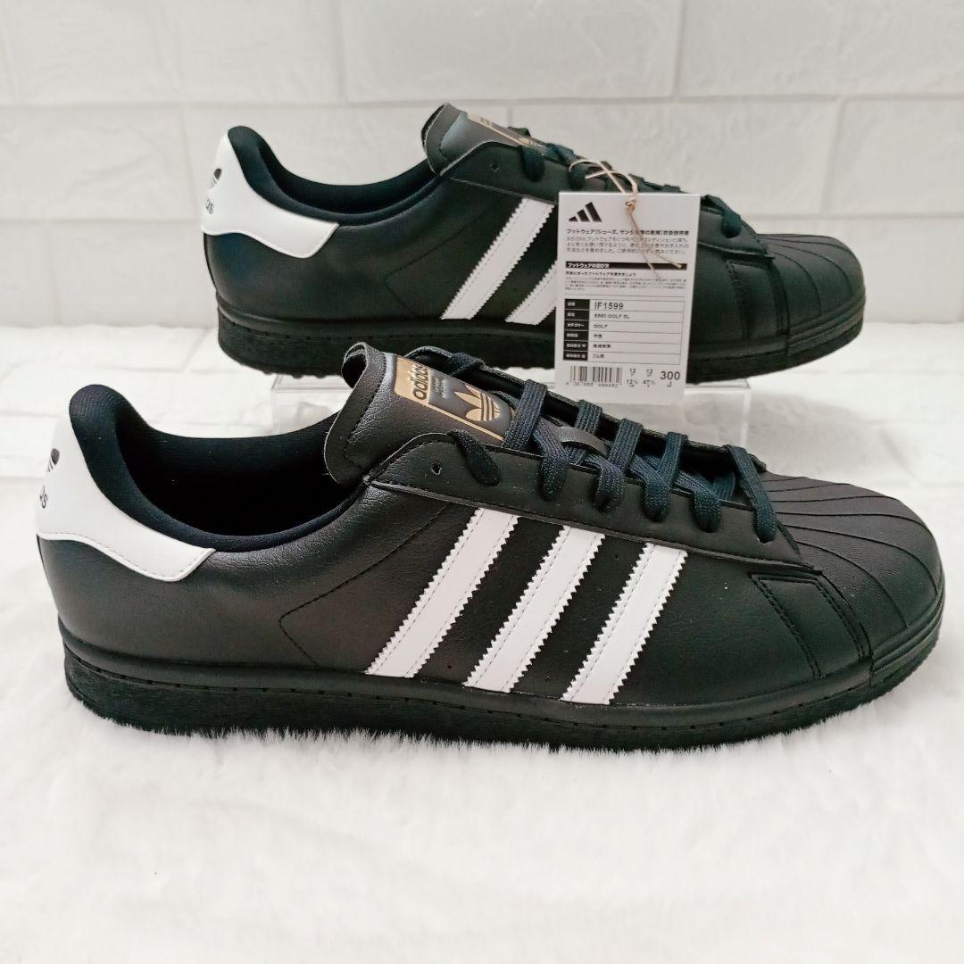 ❣️新品❣️adidas SS80 GOLF SL ゴルフシューズ 黒×白 30