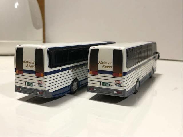 京商 R/Cバスシリーズ 国際興業観光バス ラジコン2台